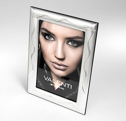 Versilberte Rahmen für Foto Geschenk für ein Paar; Hersteller: Valenti & Co