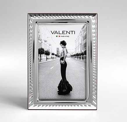 Silber Fotorahmen Geschenk für ein Paar; Hersteller: Valenti & Co