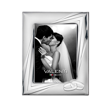 Silber Bilderrahmen Valenti Hochzeit, Hochzeitsjubiläum Geschenk; Hersteller: Valenti & Co