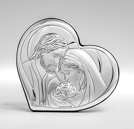 Silber Bild Heilige Familie Geschenkidee zur Hochzeit; Hersteller: Beltrami