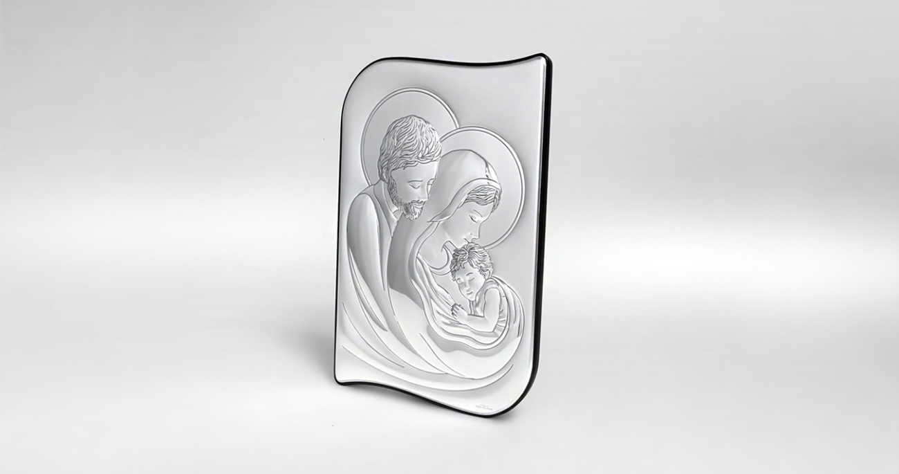 Silberbild Heilige Familie Geschenkidee zur Hochzeit Valenti & Co