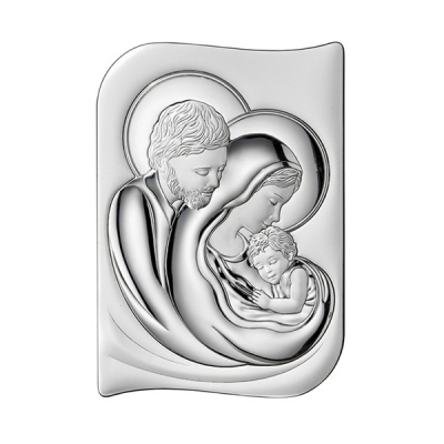 Silberbild Heilige Familie Geschenkidee zur Hochzeit; Hersteller: Valenti & Co