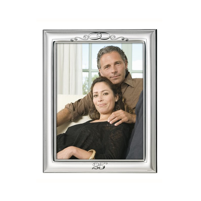 Versilberte Rahmen für Foto Hochzeitsjubiläum Geschenk Valenti & Co