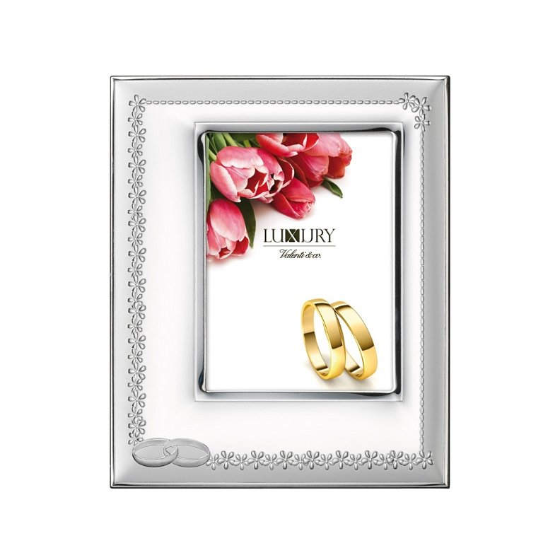 Silber Bilderrahmen für Foto Hochzeit, Hochzeitsjubiläum Geschenk Valenti & Co