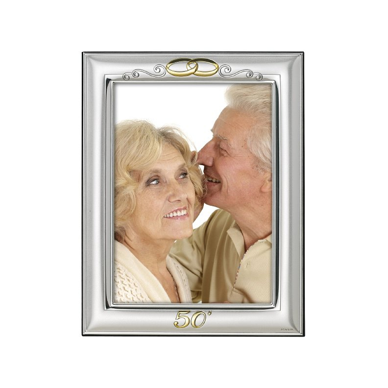Versilberte Rahmen für Foto Hochzeitsjubiläum Geschenk Valenti & Co