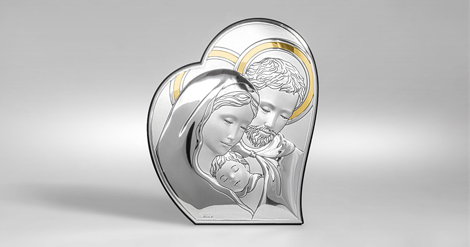 Heilige Familie Silbernes Bild Valenti & Co