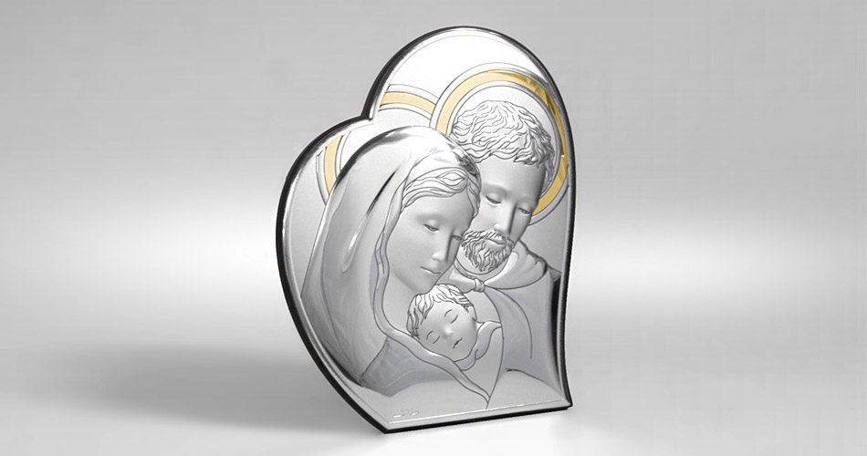 Heilige Familie Silbernes Bild Valenti & Co