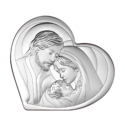 Silber Bild Heilige Familie Geschenkidee zur Hochzeit; Hersteller: Beltrami