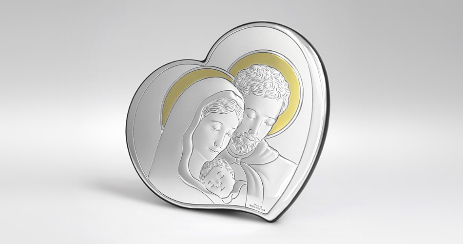 Heilige Familie Versilbertes Bild Valenti & Co