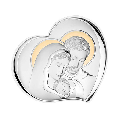 Heilige Familie Versilbertes Bild Valenti & Co