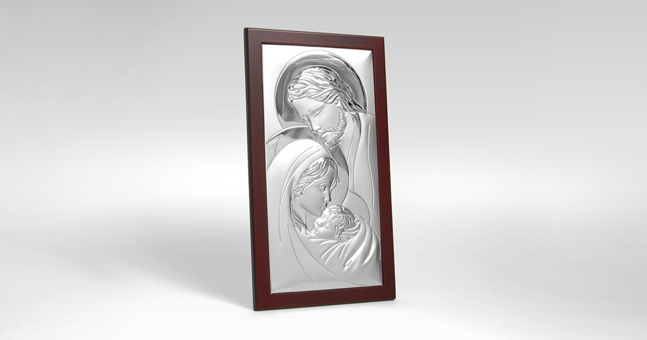 Heilige Familie Silbernes Bild Beltrami