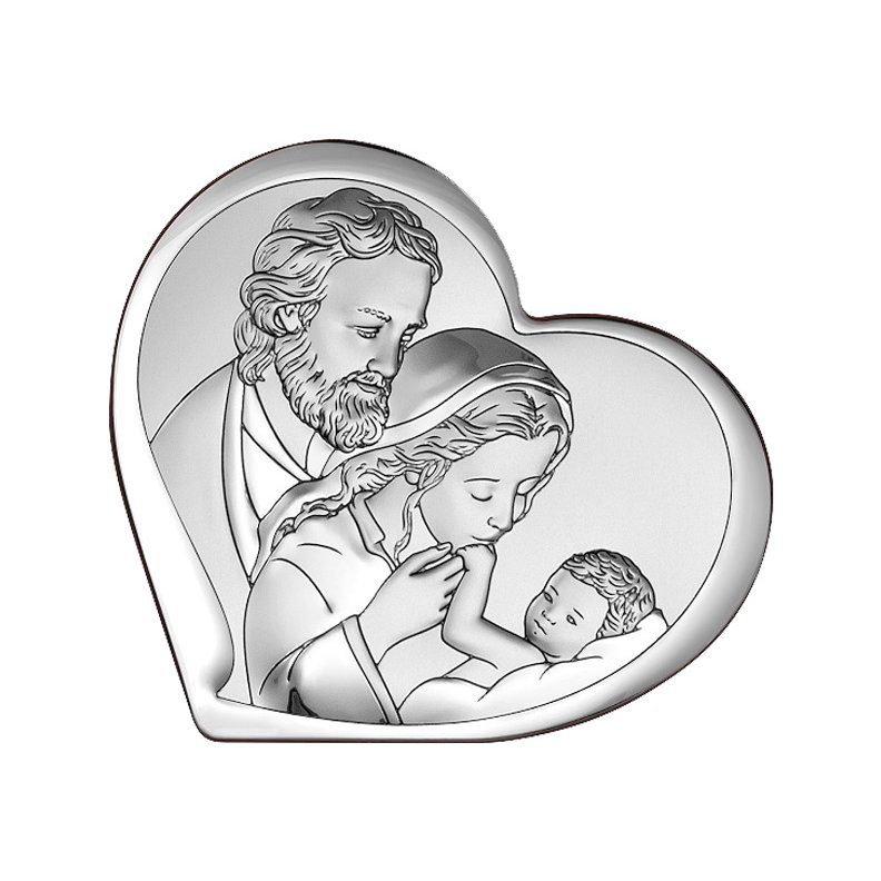 Silber Bild Heilige Familie Geschenkidee zur Hochzeit Beltrami