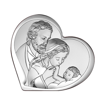 Silber Bild Heilige Familie Geschenkidee zur Hochzeit; Hersteller: Beltrami