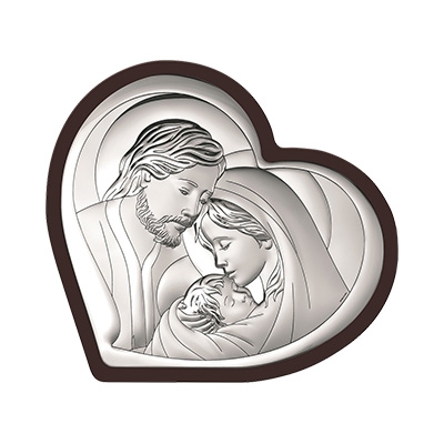 Heilige Familie Silbernes Bild; Hersteller: Beltrami