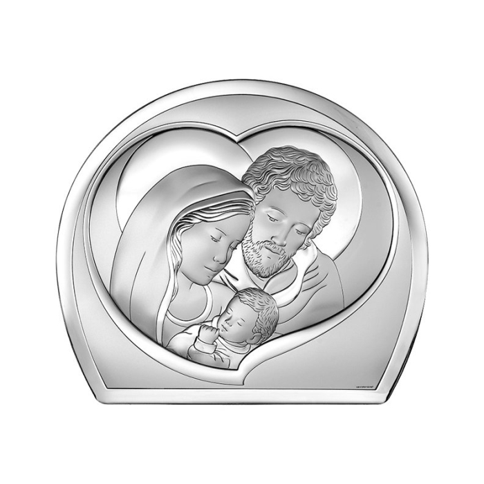 Heilige Familie Silbernes Bild Beltrami