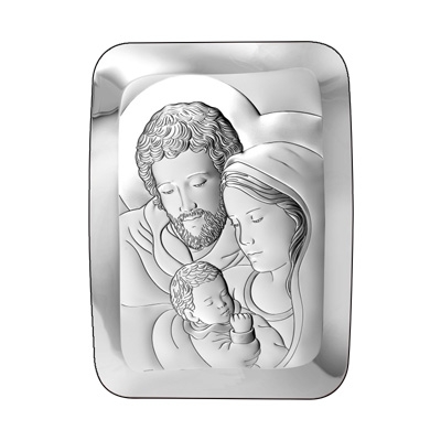 Heilige Familie Silbernes Bild; Hersteller: Beltrami