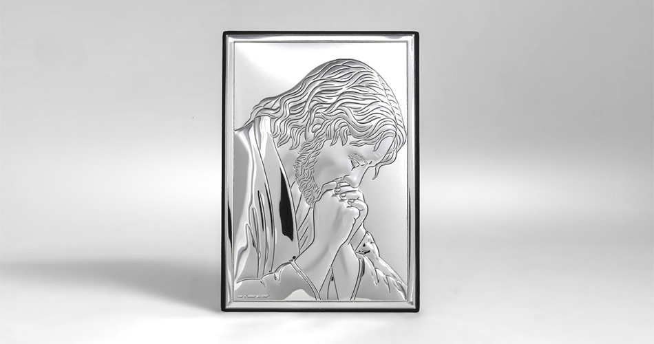 Jesus Christus Silber Heiligenbild Valenti & Co