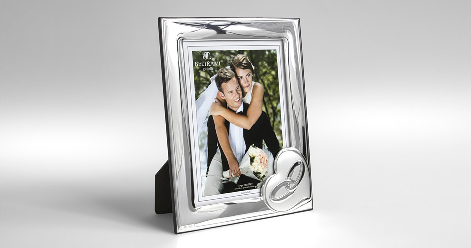 Silber Bilderrahmen Hochzeit, Hochzeitsjubiläum Geschenk Beltrami