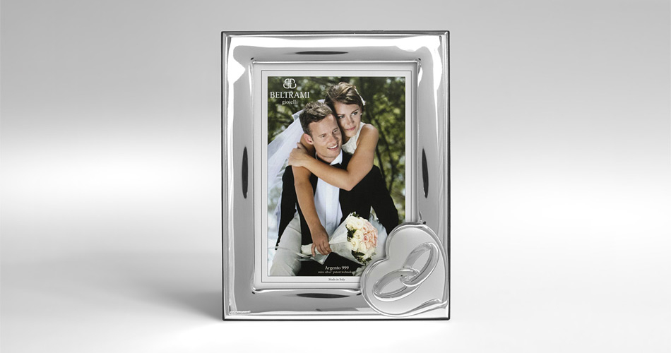 Silber Bilderrahmen Hochzeit, Hochzeitsjubiläum Geschenk Beltrami