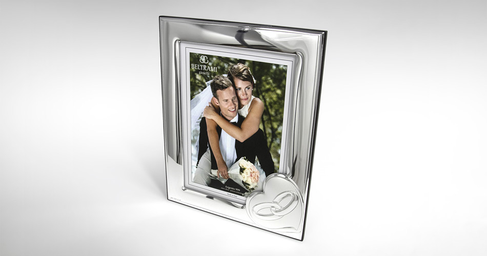 Silber Bilderrahmen Hochzeit, Hochzeitsjubiläum Geschenk Beltrami