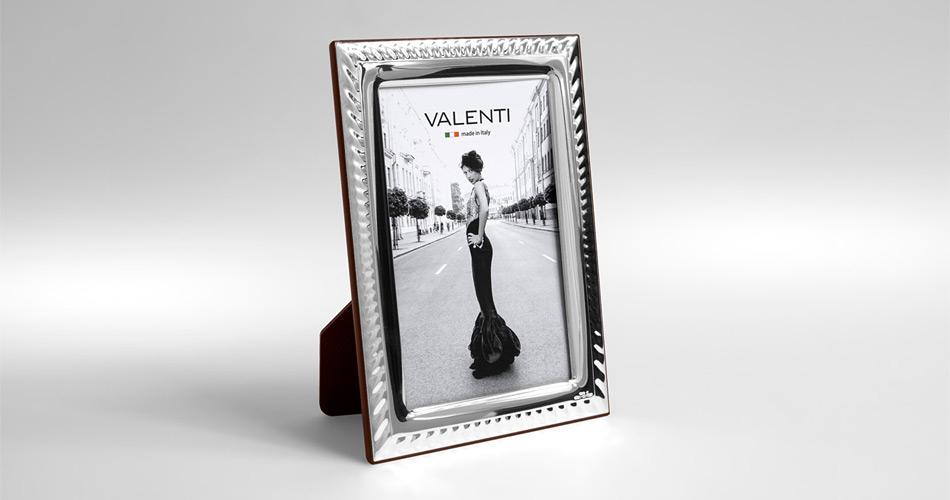 Silber Fotorahmen Geschenk für ein Paar Valenti & Co