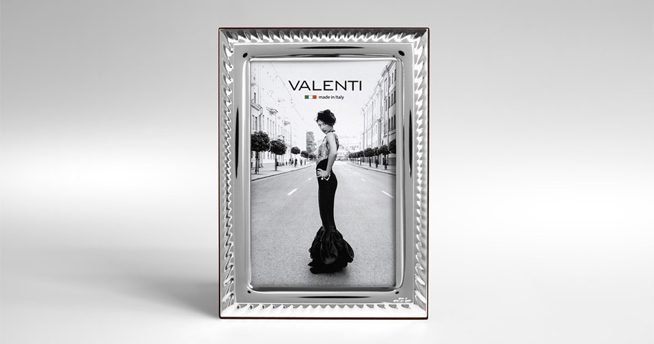 Silber Fotorahmen Geschenk für ein Paar Valenti & Co