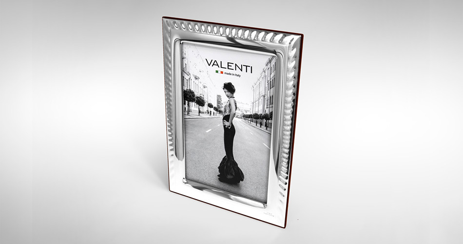 Silber Fotorahmen Geschenk für ein Paar Valenti & Co