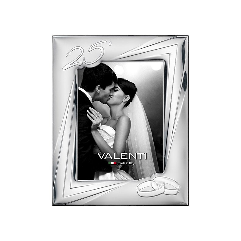 Silber Fotorahmen Valenti Geschenk zur Silberhochzeit Valenti & Co