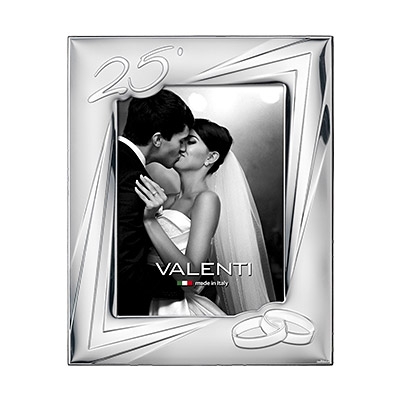 Silber Fotorahmen Valenti Geschenk zur Silberhochzeit; Hersteller: Valenti & Co