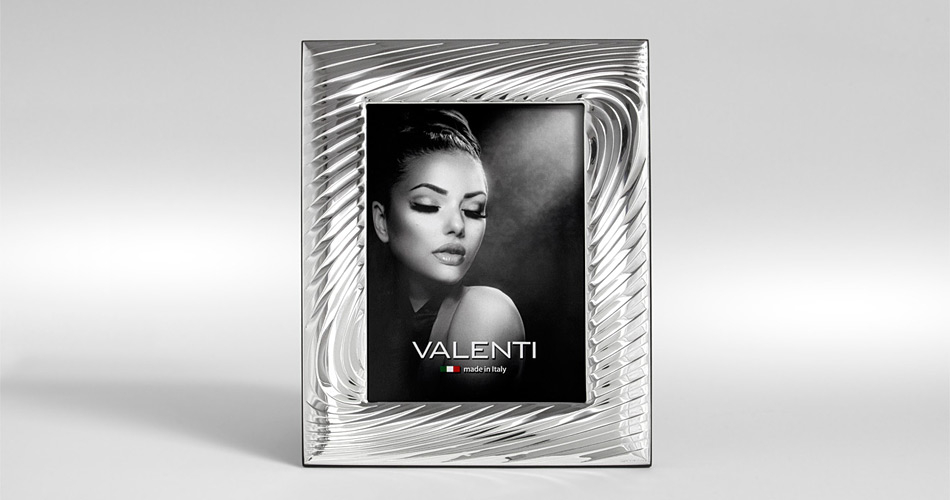 Silber Rahmen für Foto Geschenk für ein Paar Valenti & Co