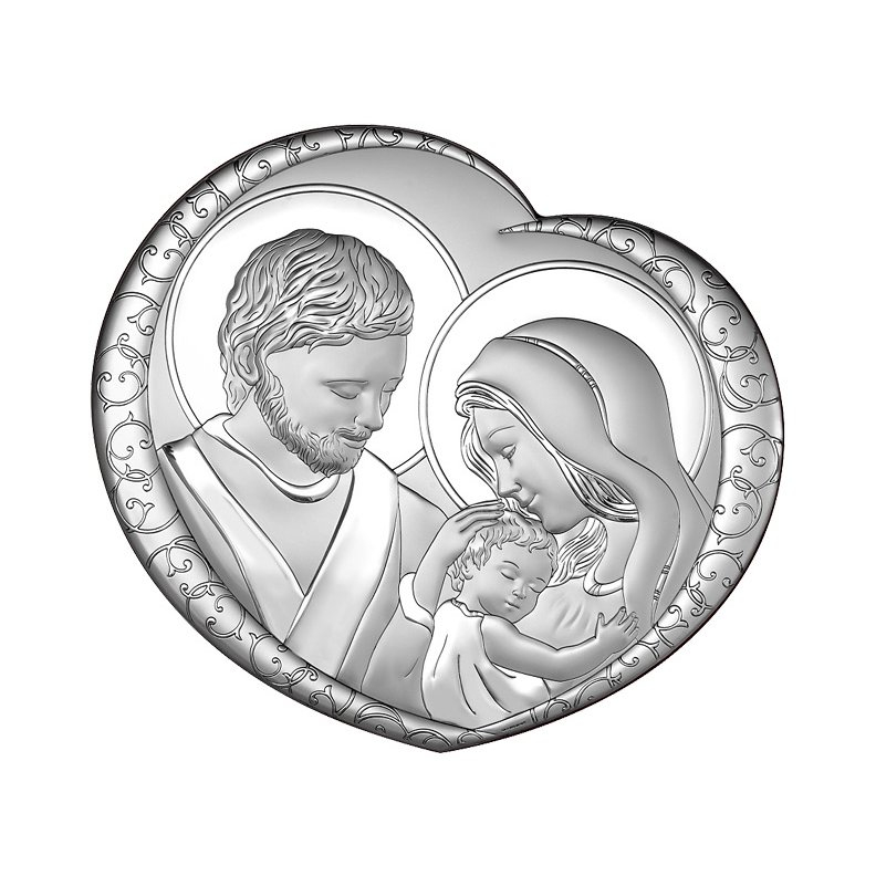 Silber Bild Heilige Familie Geschenk zur Hochzeit Beltrami