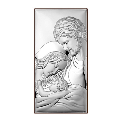 Silber Bild Heilige Familie Geschenk zur Hochzeit; Hersteller: Valenti & Co