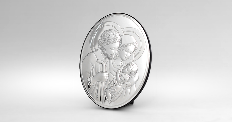 Heilige Familie zur Hochzeit Silber Bild Valenti & Co