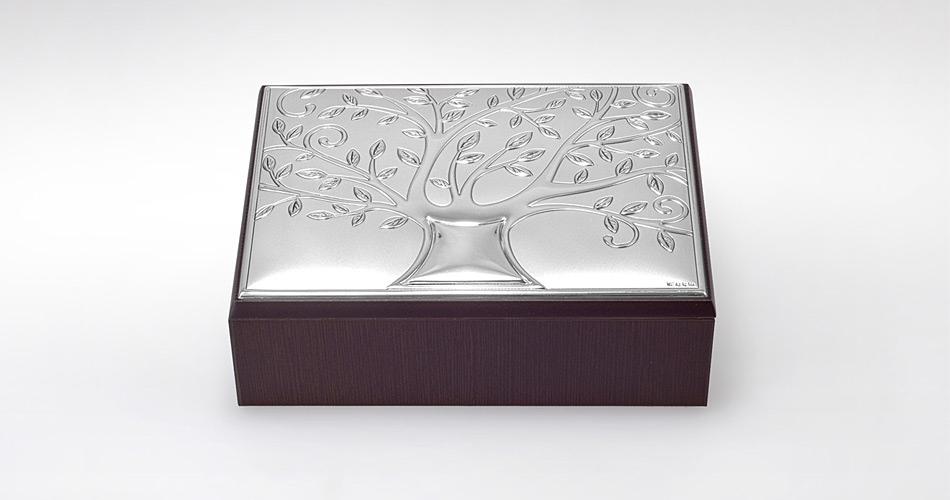 Schmuckschatulle mit Silberornament Valenti & Co
