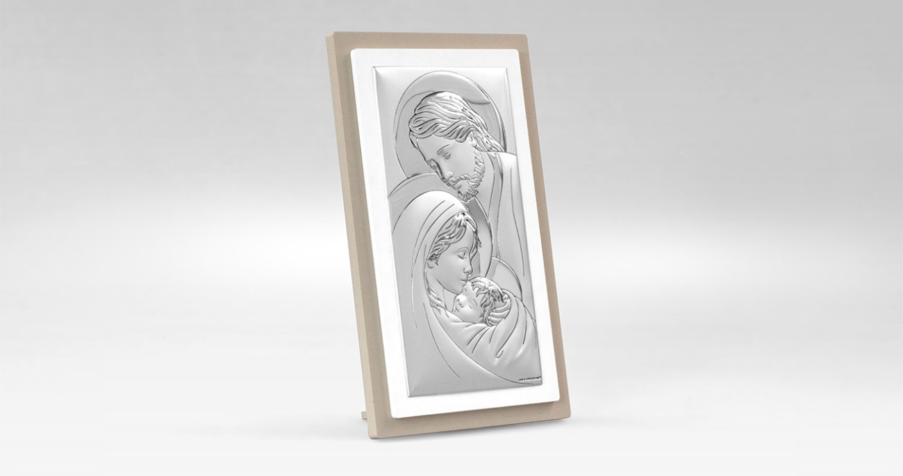 Heilige Familie Silber Bild Beltrami