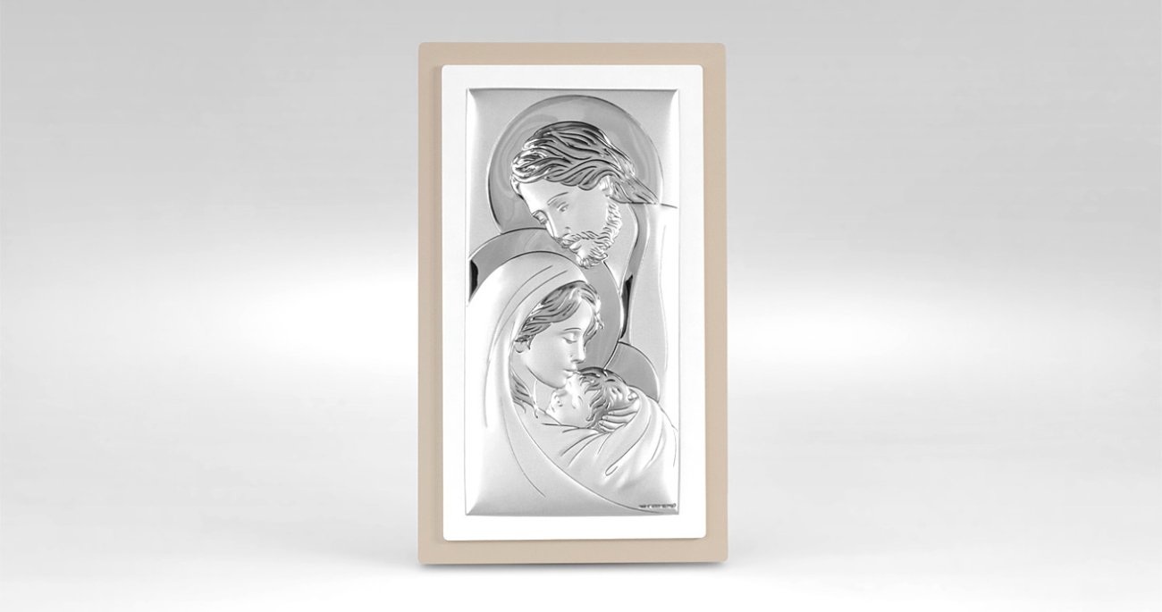 Heilige Familie Silber Bild Beltrami
