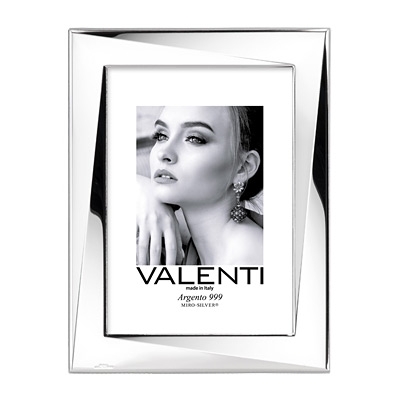 Silber Rahmen für Foto Geschenk für ein Paar; Hersteller: Valenti & Co