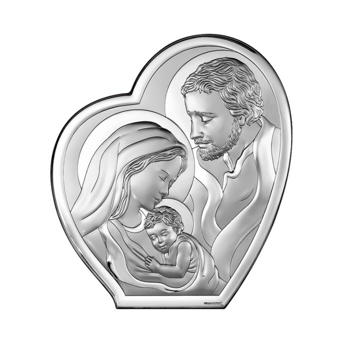 Silber Bild Heilige Familie Geschenk zur Hochzeit Beltrami