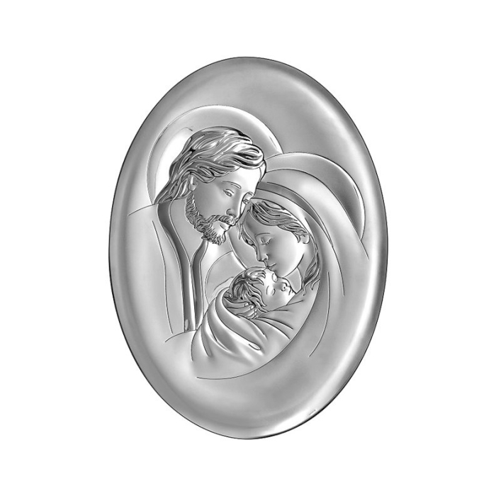 Silber Bild Heilige Familie Geschenk zur Hochzeit Beltrami