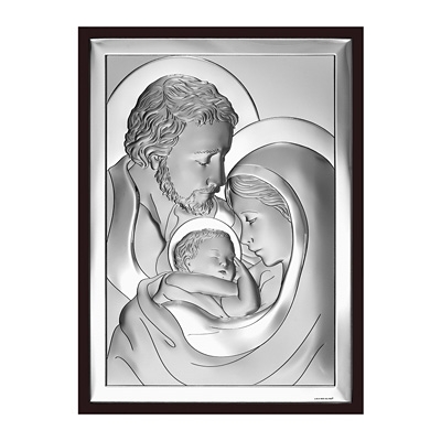 Silber Bild Heilige Familie Geschenk zur Hochzeit; Hersteller: Beltrami