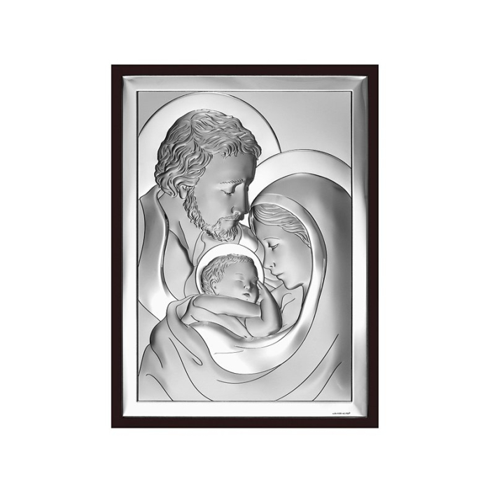 Silber Bild Heilige Familie Geschenk zur Hochzeit Beltrami