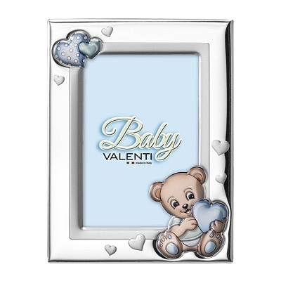 Silber Bilderrahmen für Kinder Andenken für Junge; Hersteller: Valenti & Co