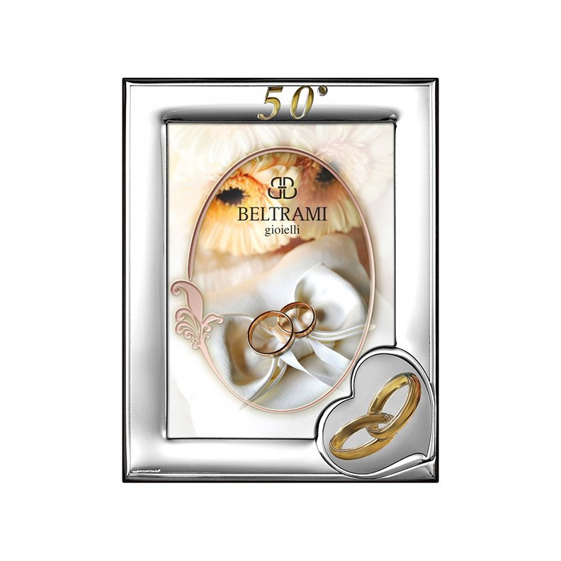 Silber Bilderrahmen 50 Hochzeitsjubiläum Geschenk Beltrami