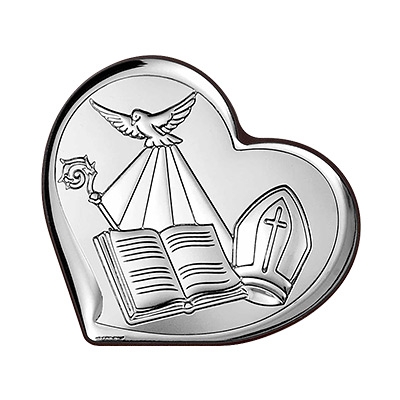 Silber Bild zur Firmung Personalisiertes Geschenk; Hersteller: Beltrami