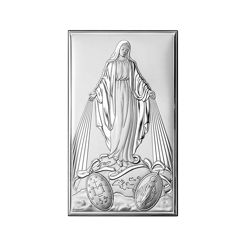 Madonna mit Kind Silberne Ikone Valenti & Co