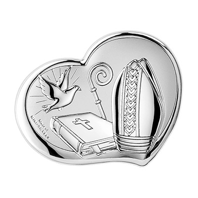 Silber Bild zur Firmung Personalisiertes Geschenk; Hersteller: Valenti & Co