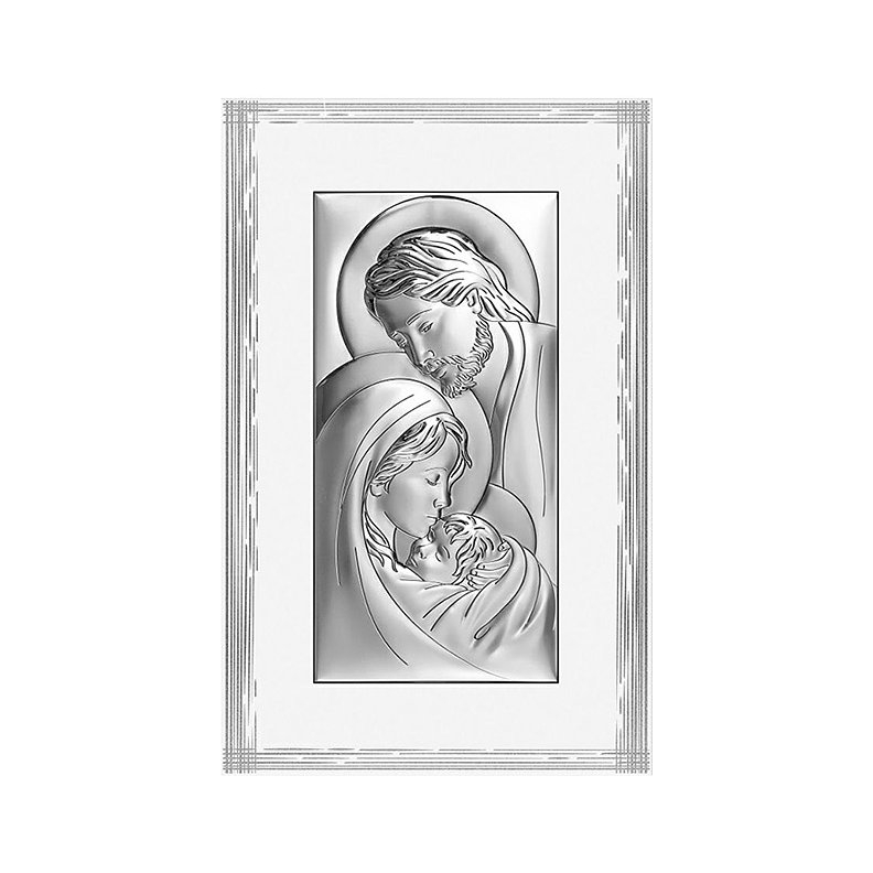 Heilige Familie Silber Bild zur Hochzeit Beltrami
