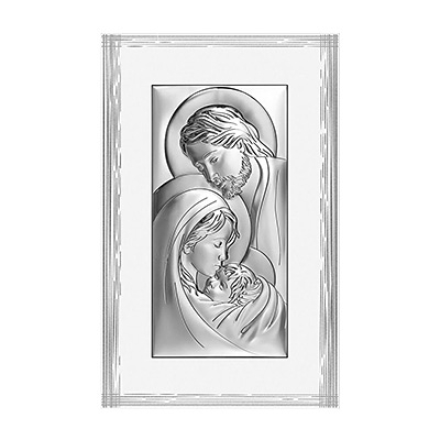 Heilige Familie Silber Bild zur Hochzeit; Hersteller: Beltrami
