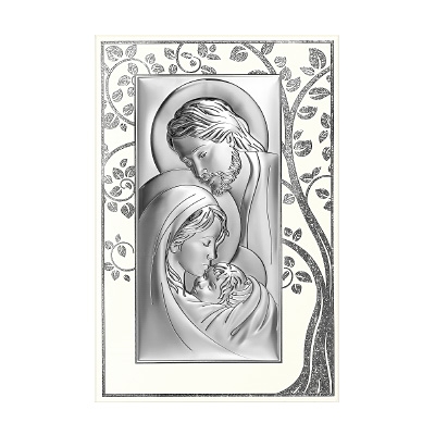 Heilige Familie Silber Bild; Hersteller: Beltrami