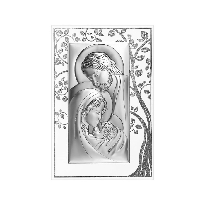 Heilige Familie Silber Bild Beltrami